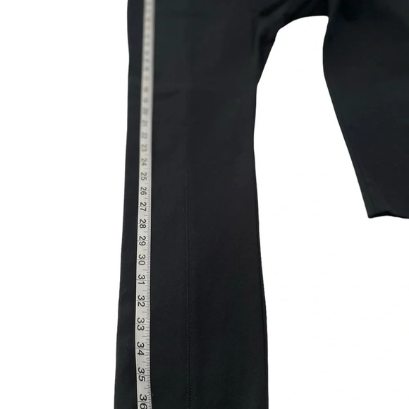 Rag & Bone Annie Silver Zip Ankle Pants Black size:10 - Picture 7 of 9